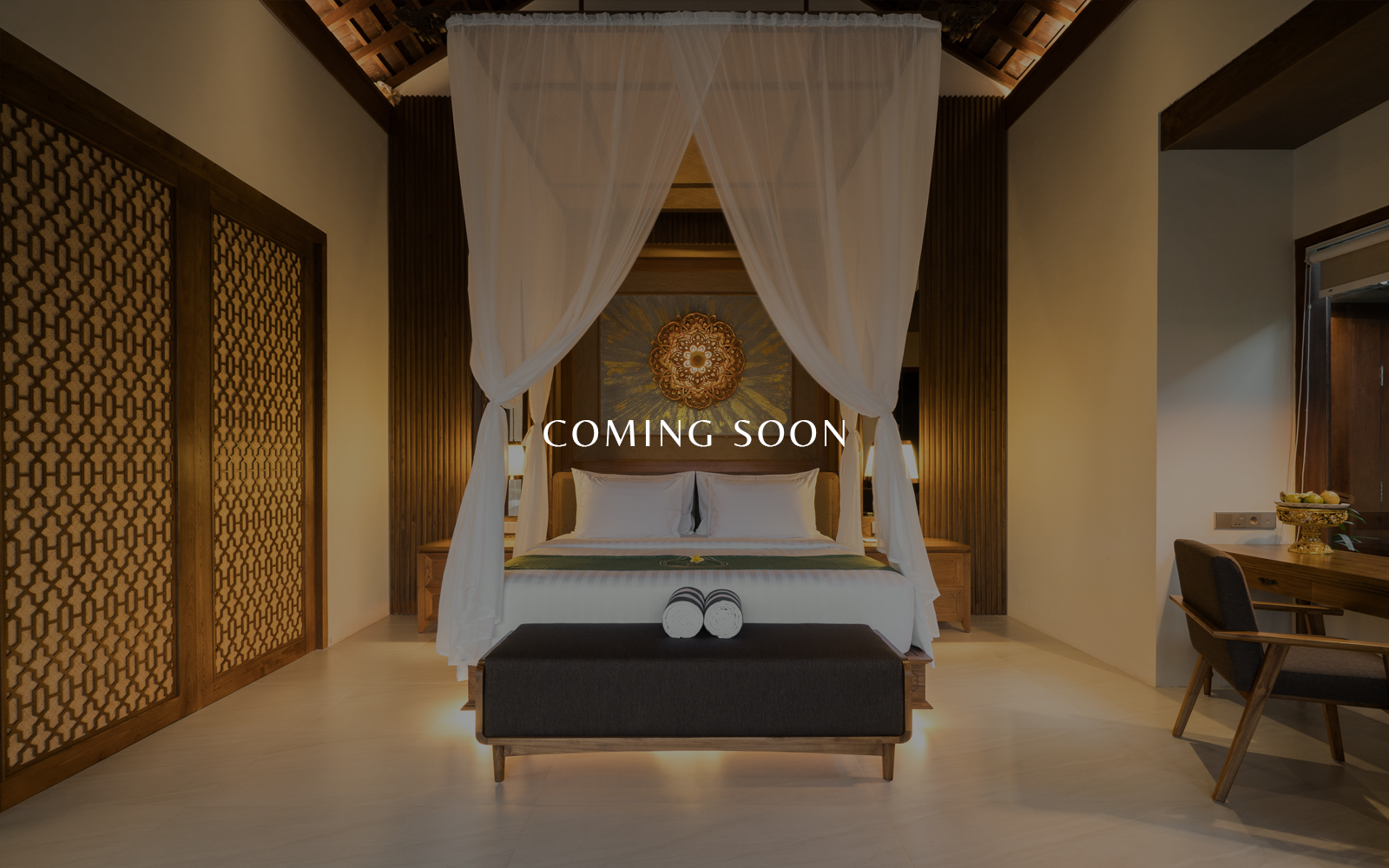 Private balcony with jungle view from two bedroom presidential pool villa in Ubud Bali