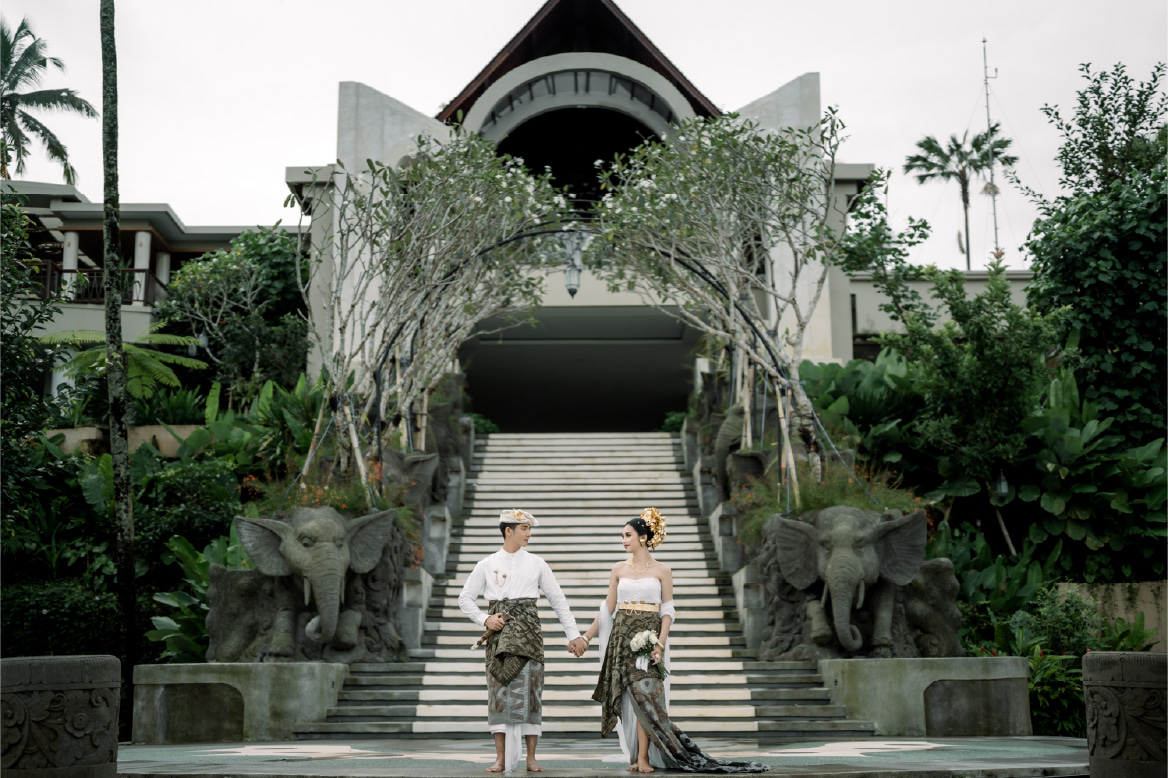 Exclusive pre-wedding essentials package experience at Sanggraloka Ubud luxury resort Bali